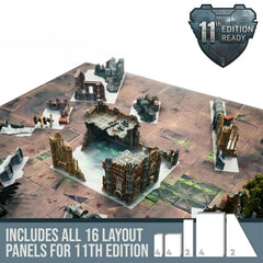 11th Edition Wargaming Terrain Footprints - Fat Dwarf