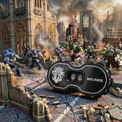 Tabletop Wound Counter Set, 12 Premium Counters - Fat Dwarf