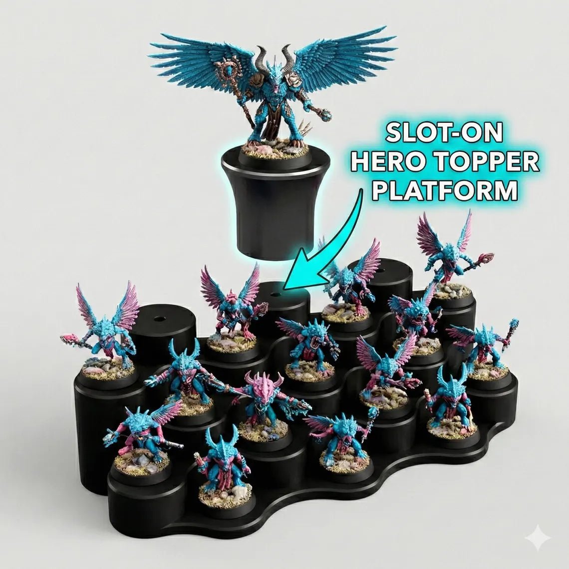 War Display Miniature Display Stand - Fat Dwarf