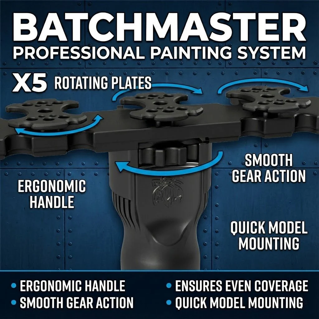 BATCHMASTER™ V2 - 360* Rotating Spray Stick Paint Handle