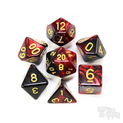 Daemonforge Crimson Dice Set - Fat Dwarf