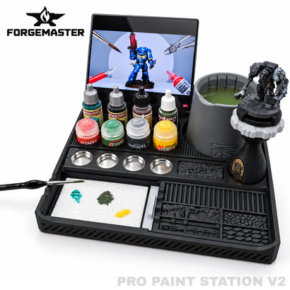 Hobby Forge PRO: Modular wet palette, Paint, Tool Station and paint handle set