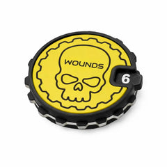 Sunfire Yellow 1 - 16 Tabletop Wound Tracker - Fat Dwarf