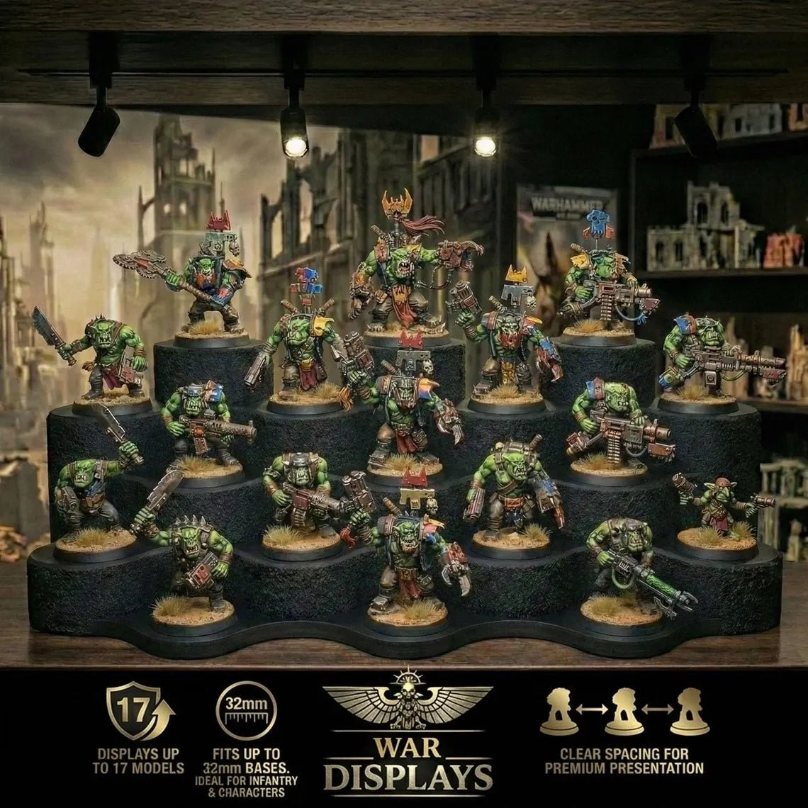 War Display Miniature Display Stand - Fat Dwarf