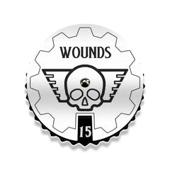 Winter's Breath 1-15 Tabletop Wound Tracker - Fat Dwarf